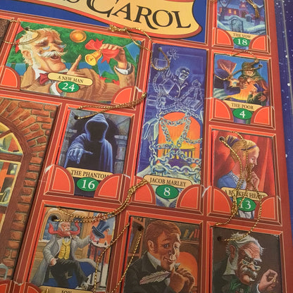 Charles Dickens; A Christmas Carol Storybook Set & Advent Calendar (1995)