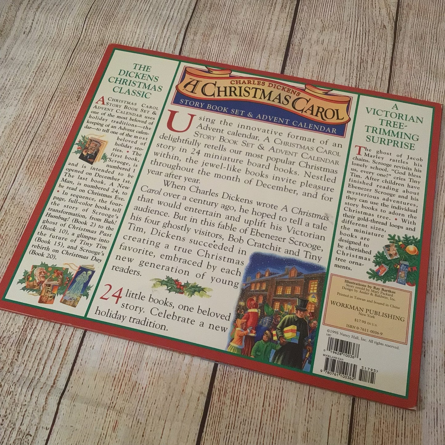 Charles Dickens; A Christmas Carol Storybook Set & Advent Calendar (1995)