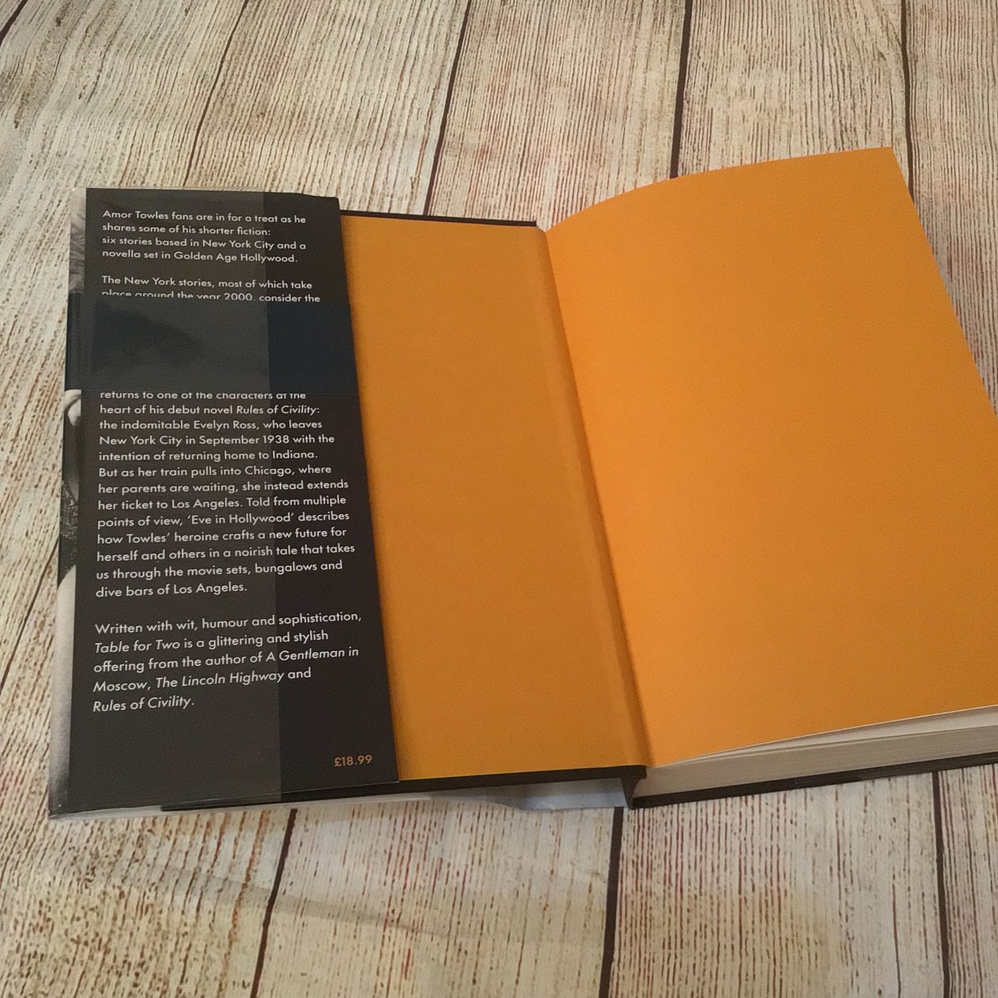 Table for Two by Amor Towles (2024) Signed Edition