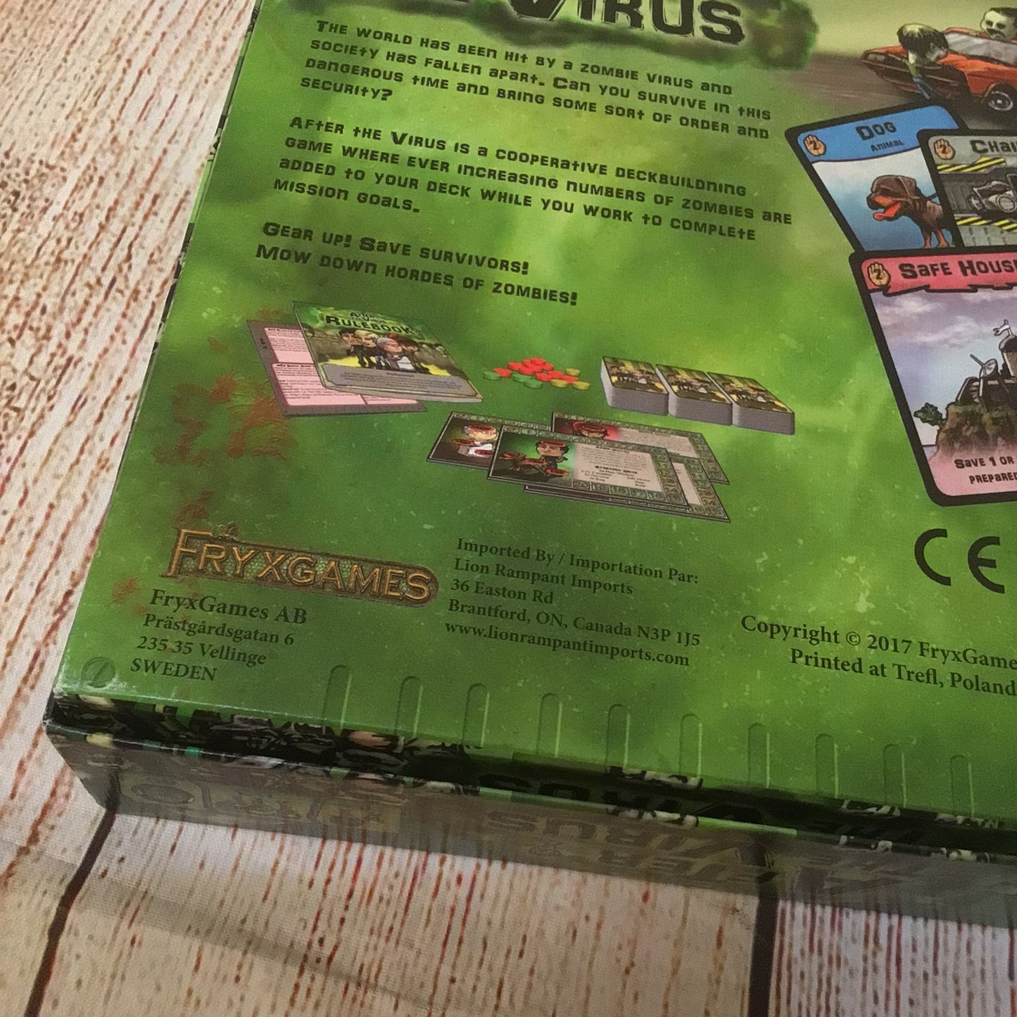 After the Virus Boardgame w/The Long Cold incl. in 1 box (2017 FryxGames)