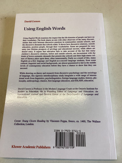 Using English Words David Corson