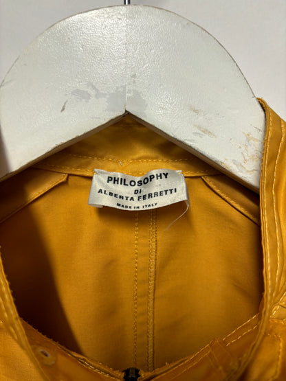 Philosophy Di Alberta Ferretti Gold Mustard Jacket 12