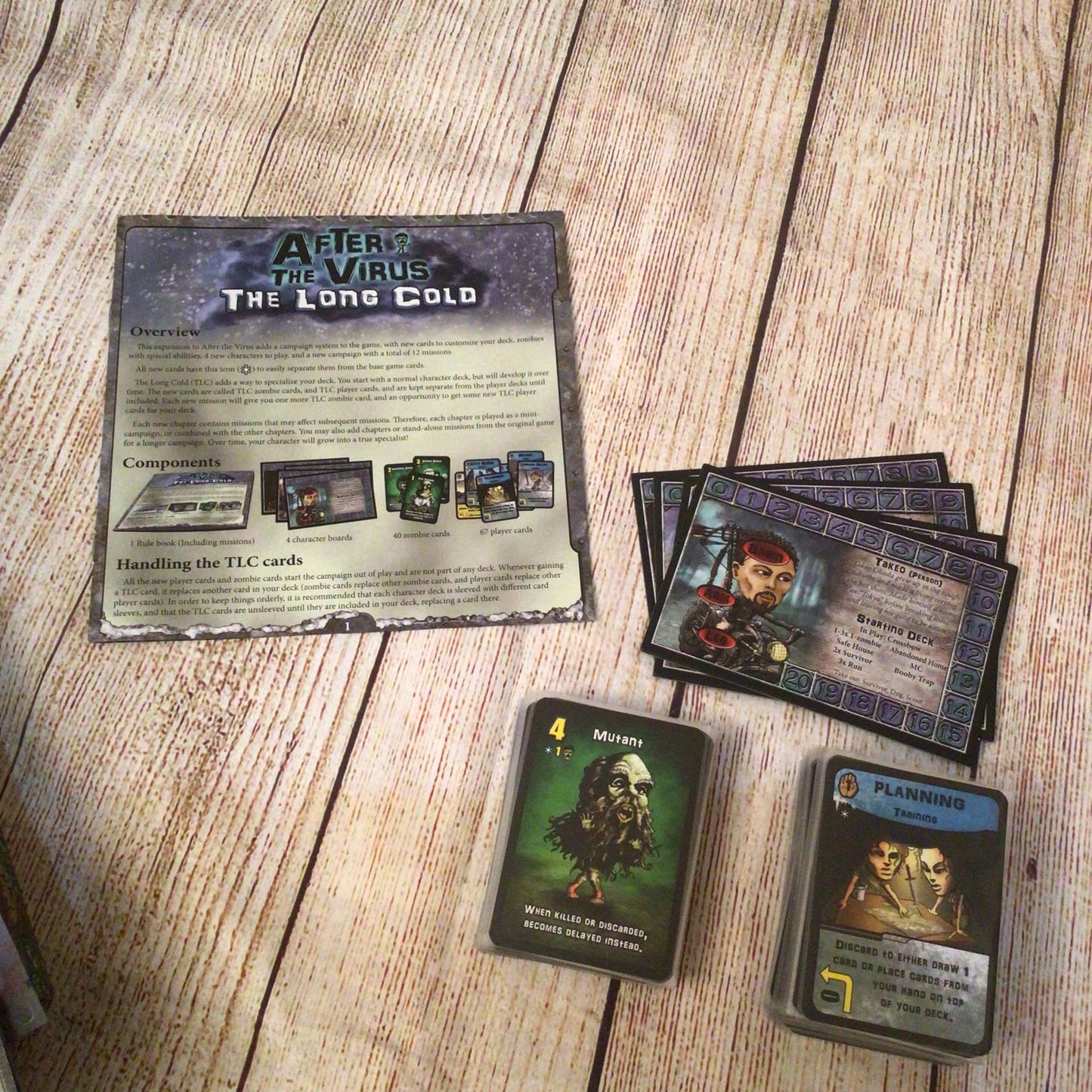 After the Virus Boardgame w/The Long Cold incl. in 1 box (2017 FryxGames)