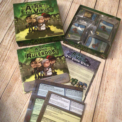 After the Virus Boardgame w/The Long Cold incl. in 1 box (2017 FryxGames)
