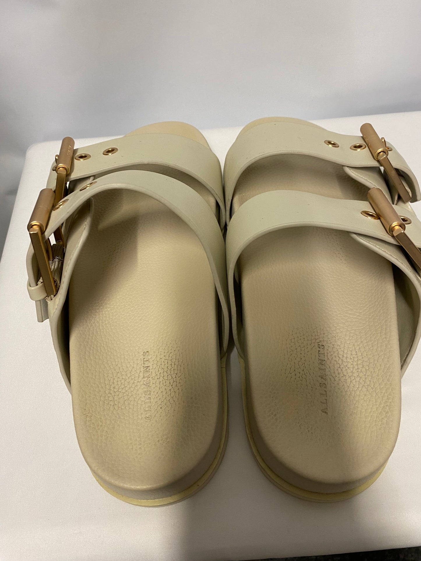 AllSaints Sian Sandal Chalk White 6/38 - with Box