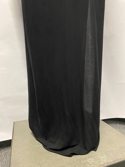 Georges Rech Black Sleek Maxi Dress with Silver Studs 12