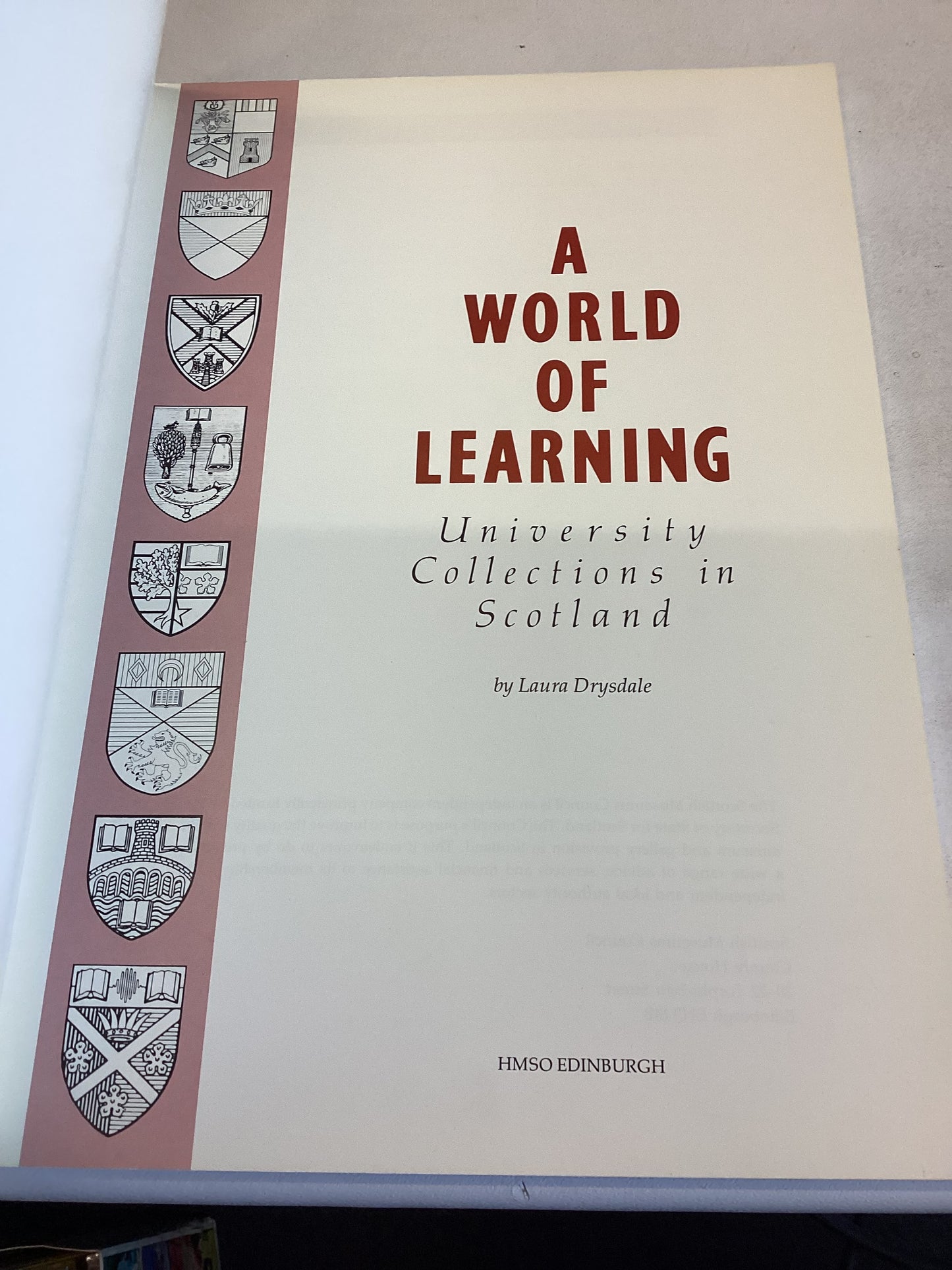 A World of Learning University Collections In Scotland