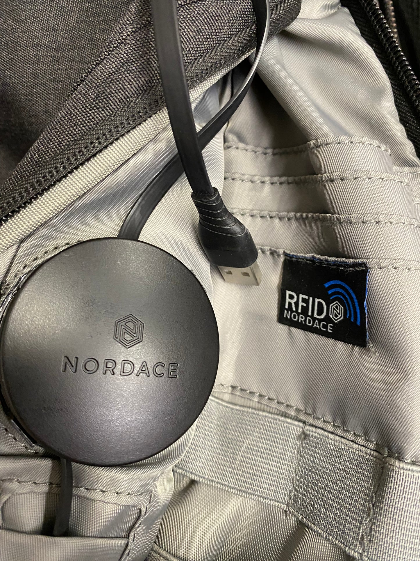 Nordace Grey Smart Laptop Rucksack