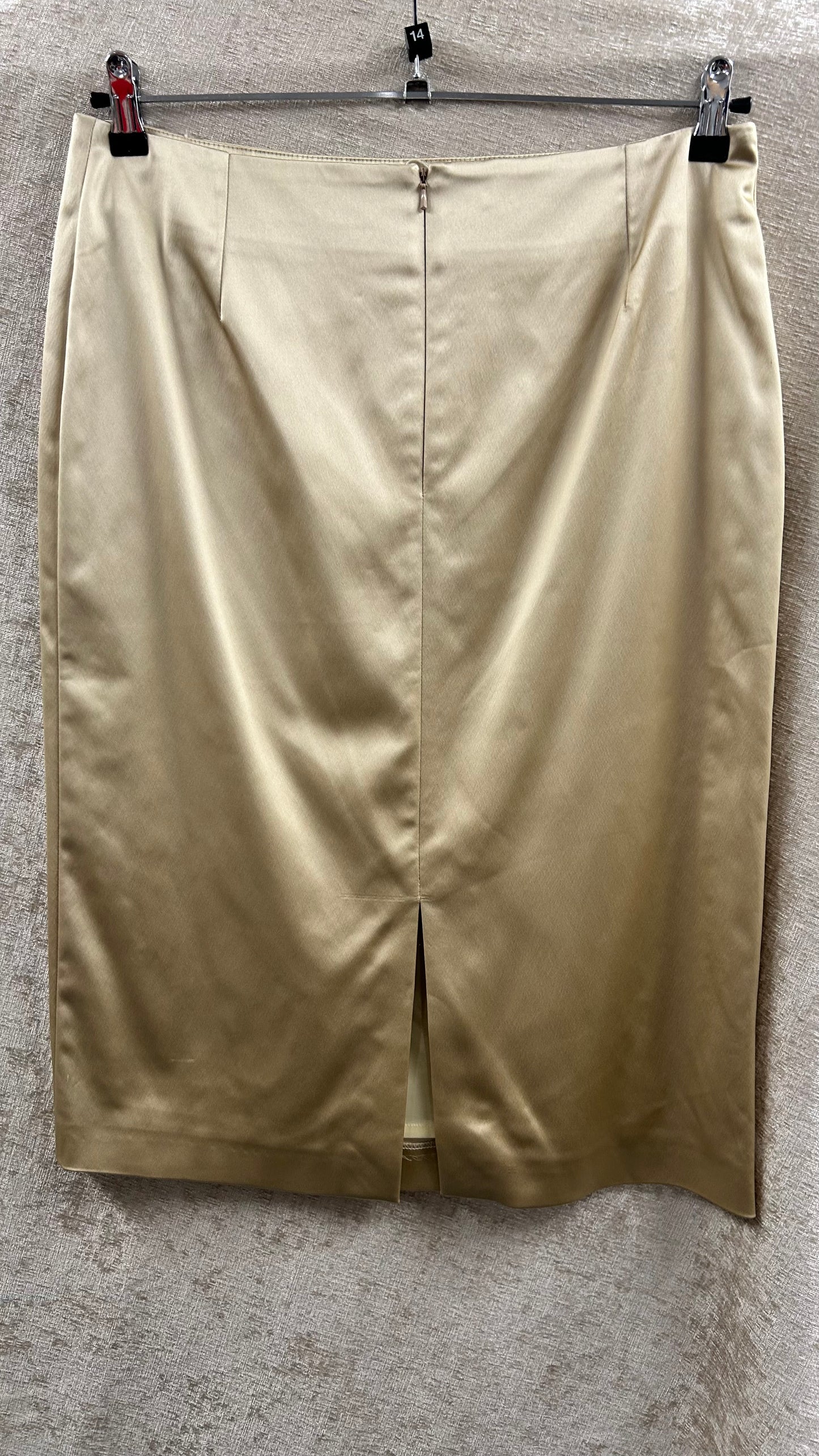 Coast Gold Pencil Skirt size 14