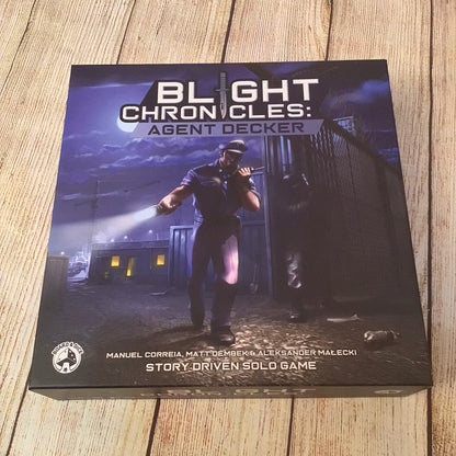 Blight Chronicles: Agent Decker, Story Driven Solo Game, 2019, 6425453001024