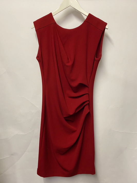 Essential Antwerp Red Asymmetric Work Dress 12