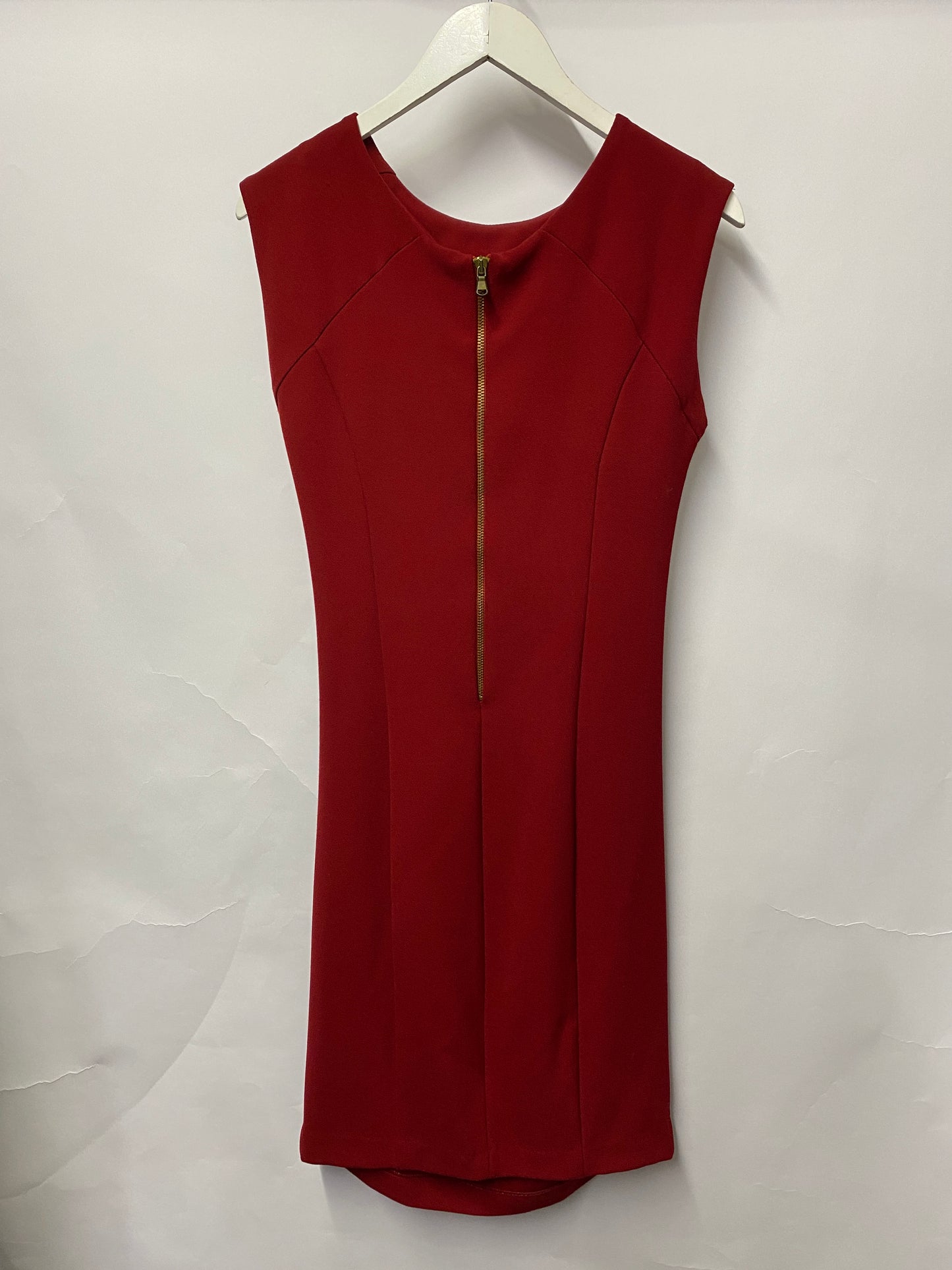 Essential Antwerp Red Asymmetric Work Dress 12