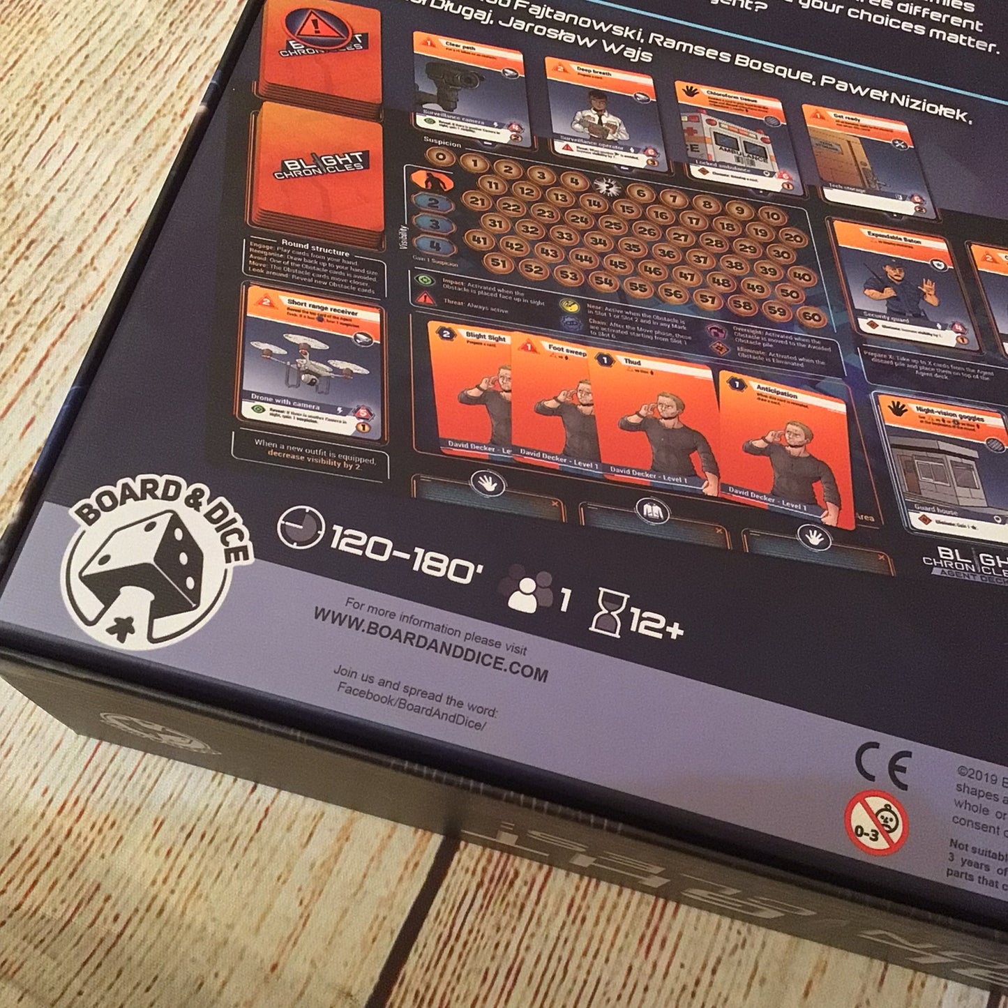 Blight Chronicles: Agent Decker, Story Driven Solo Game, 2019, 6425453001024