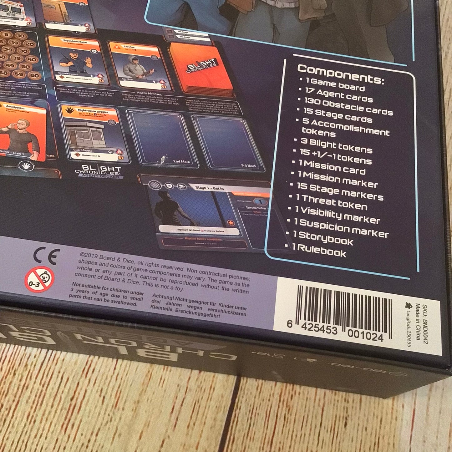 Blight Chronicles: Agent Decker, Story Driven Solo Game, 2019, 6425453001024