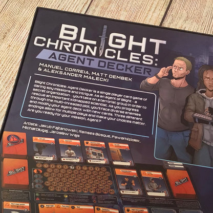 Blight Chronicles: Agent Decker, Story Driven Solo Game, 2019, 6425453001024