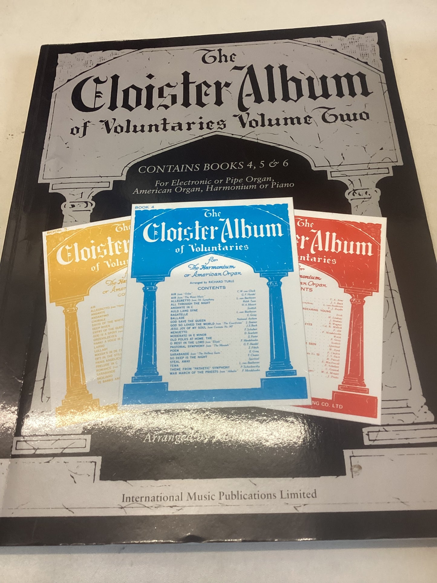 The Cloister Album of Voluntaries Volume Two contains Books 4,5,and 6