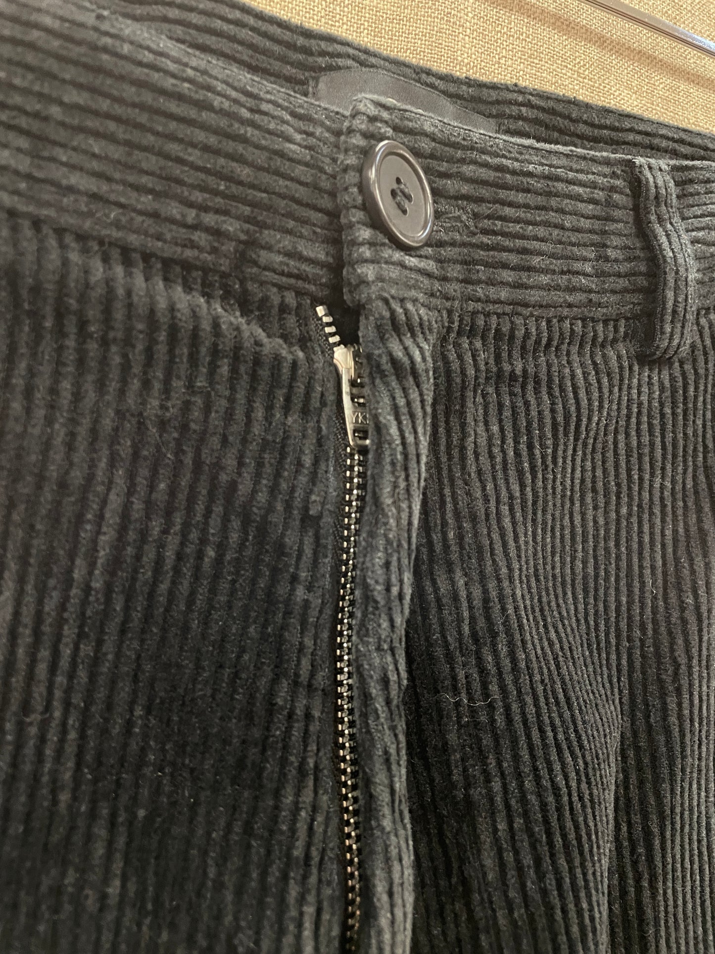 Cos Black Cord Corduroy Trousers EUR 46 UK 14