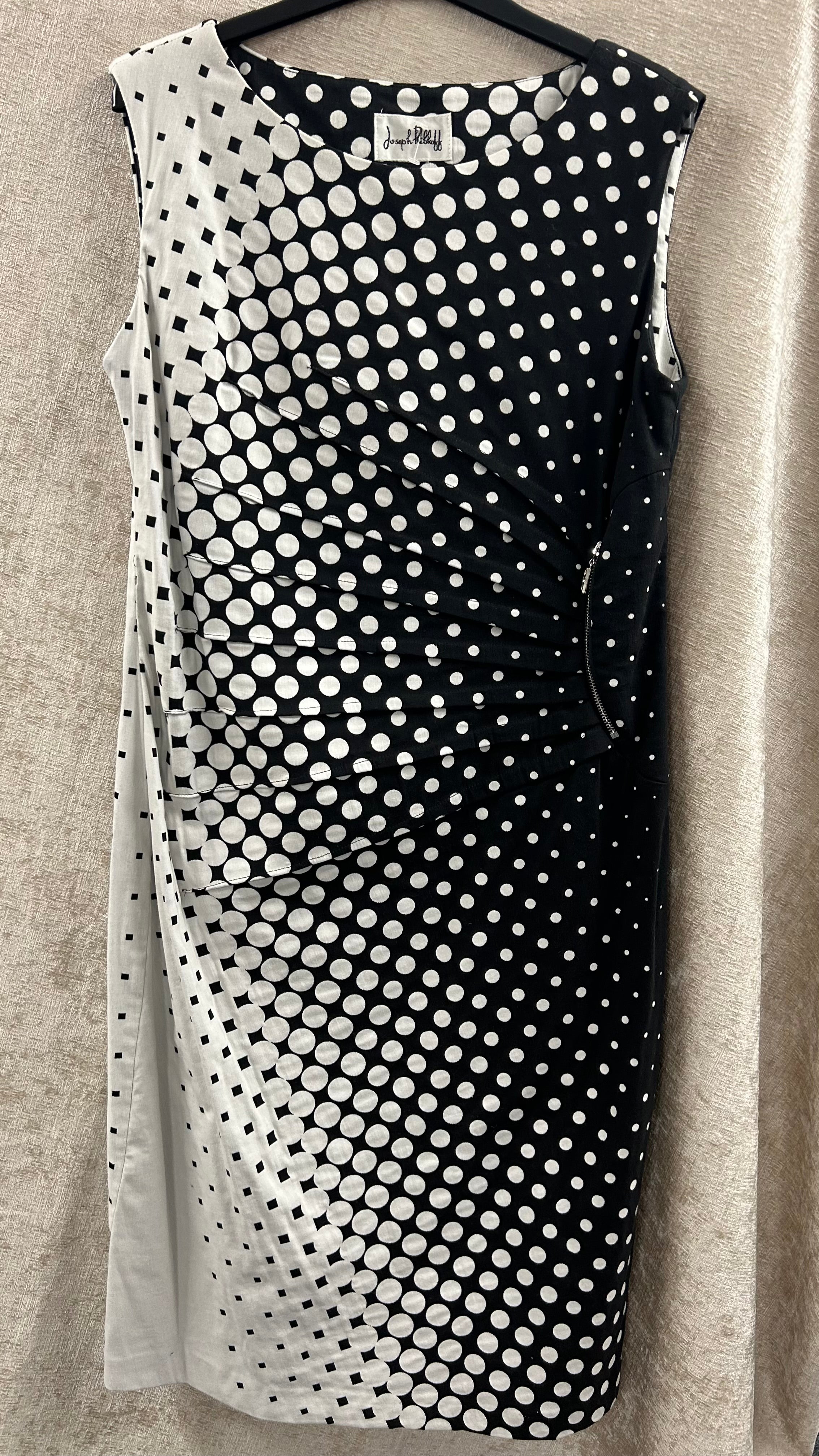 Joseph Ribkoff Black and White Dress size 14 Shop for Shelter