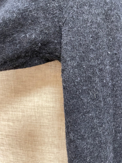 Clements Ribeiro Black Label Dark Grey Alpaca Wool Mix Jumper UK 12 Medium