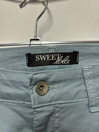 Sweet Lola Pastel Blue Embellished Jeans XS