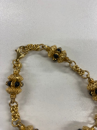 Soru Gold Plated Silver Beaded Bracelet