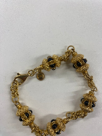 Soru Gold Plated Silver Beaded Bracelet