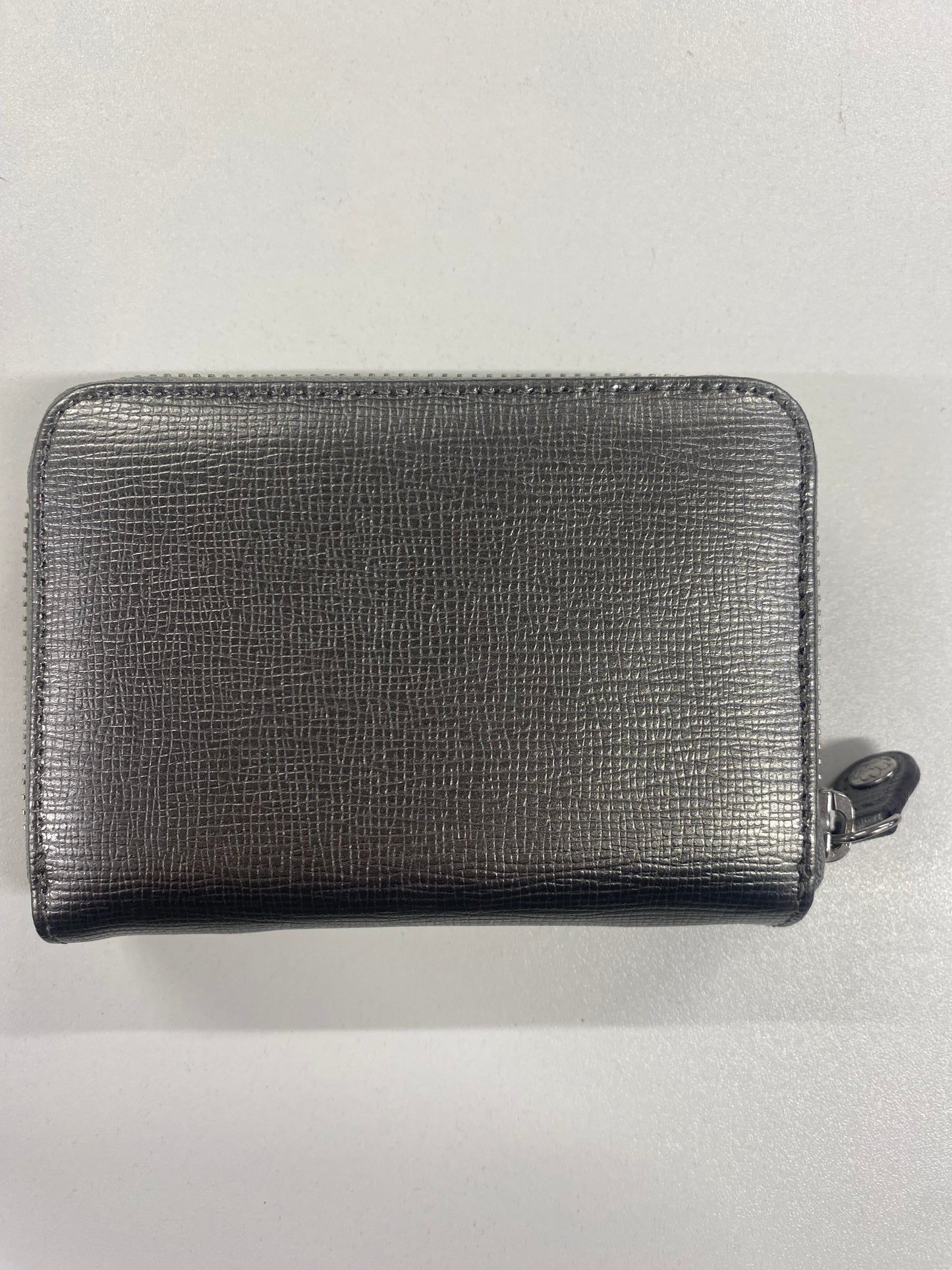 L K Bennett Silver Leather Coin Purse