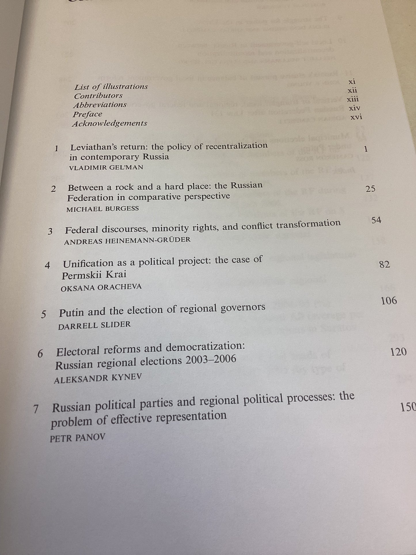 Federalism and Local Politics in Russia Edited by Cameron Ross and Adrian Campbell