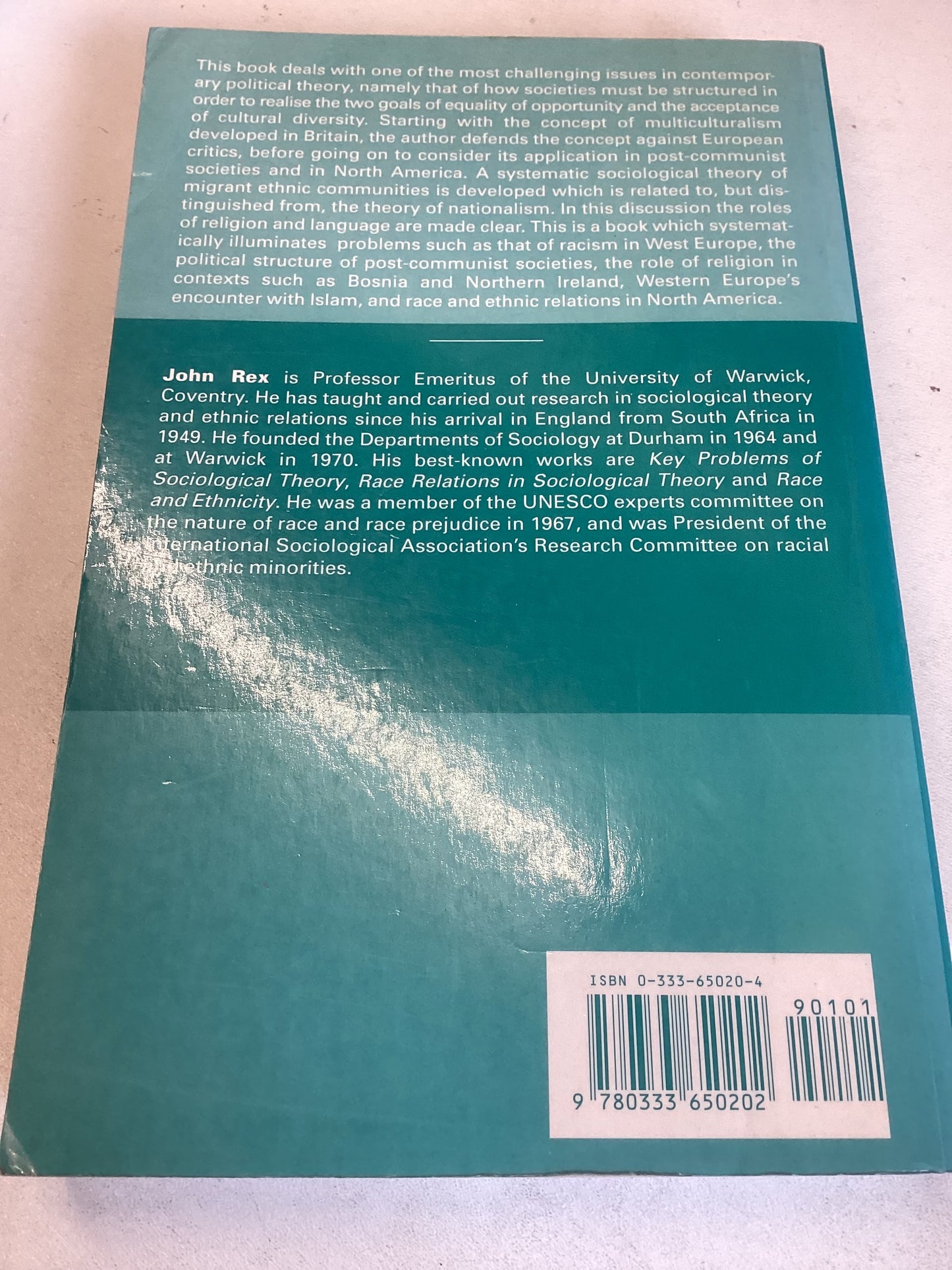 Ethnic Minorities In The Modern Nation State  Migration, Minorities and Citzenship John Rex