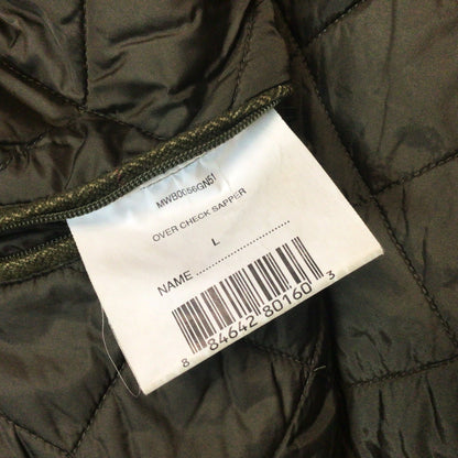 Barbour Green Herringbone Over Check Sapper Jacket Size L
