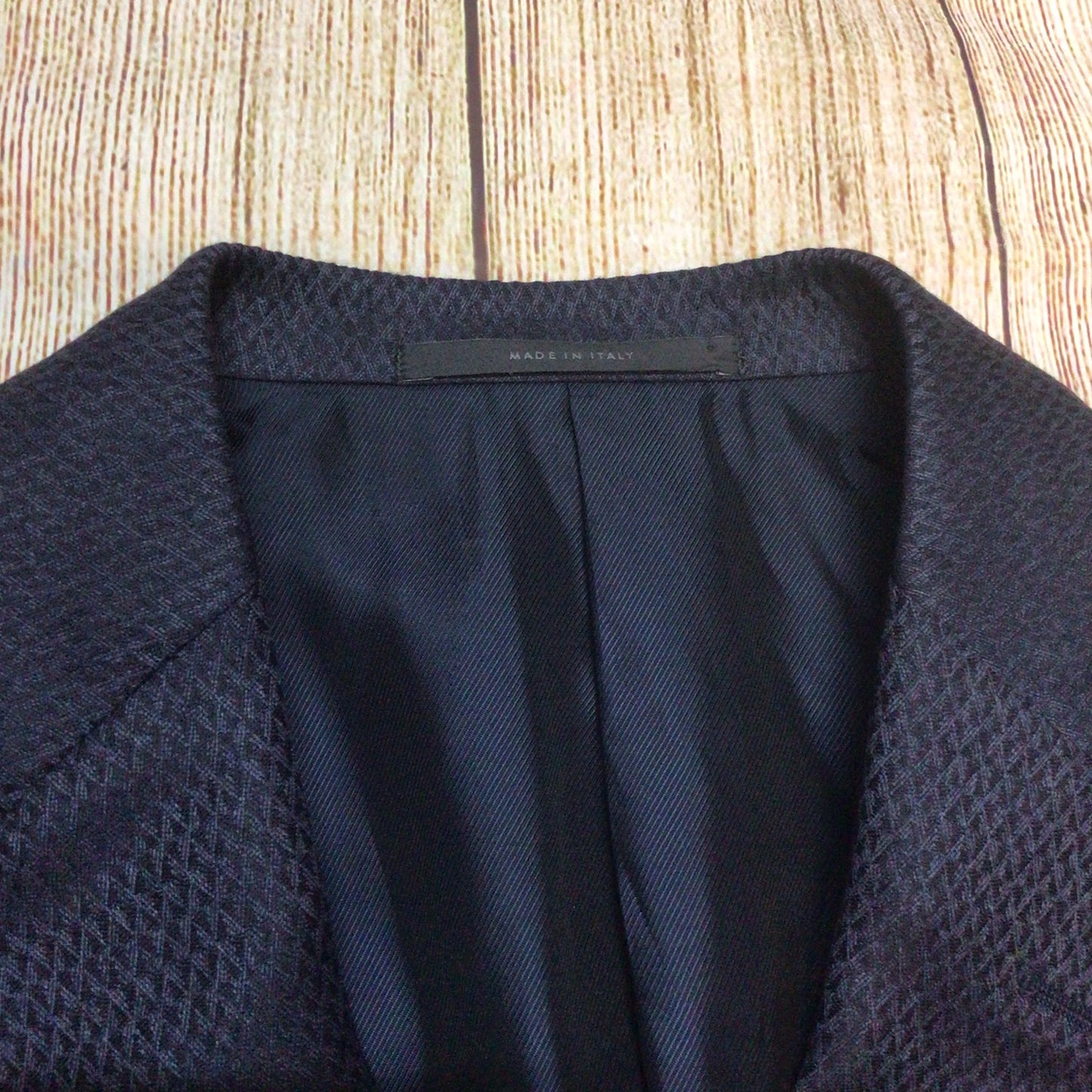 Pal Zileri Dark Blue Wool Cashmere Blazer Jacket Size 50R