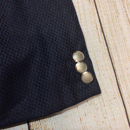 Pal Zileri Dark Blue Wool Cashmere Blazer Jacket Size 50R