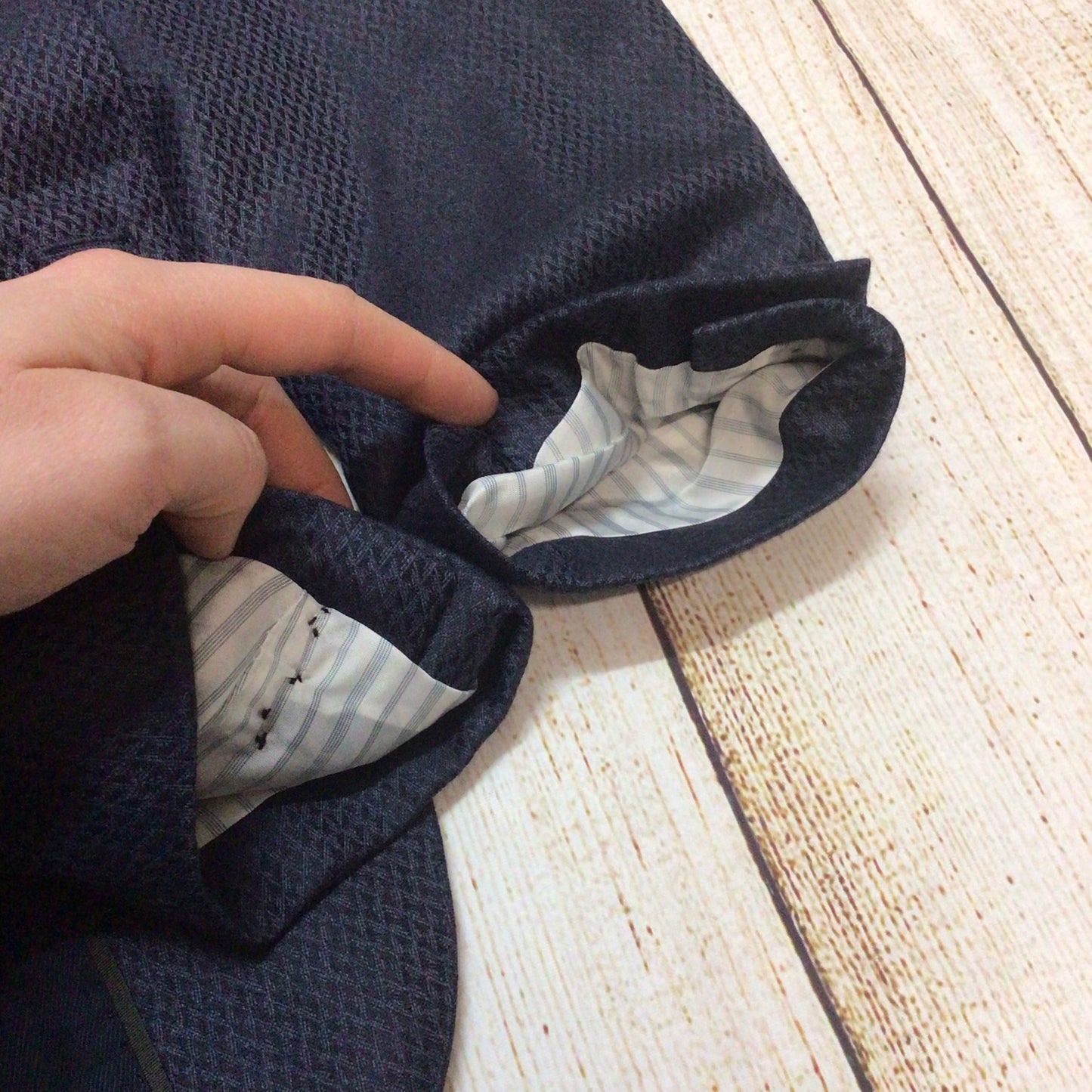 Pal Zileri Dark Blue Wool Cashmere Blazer Jacket Size 50R