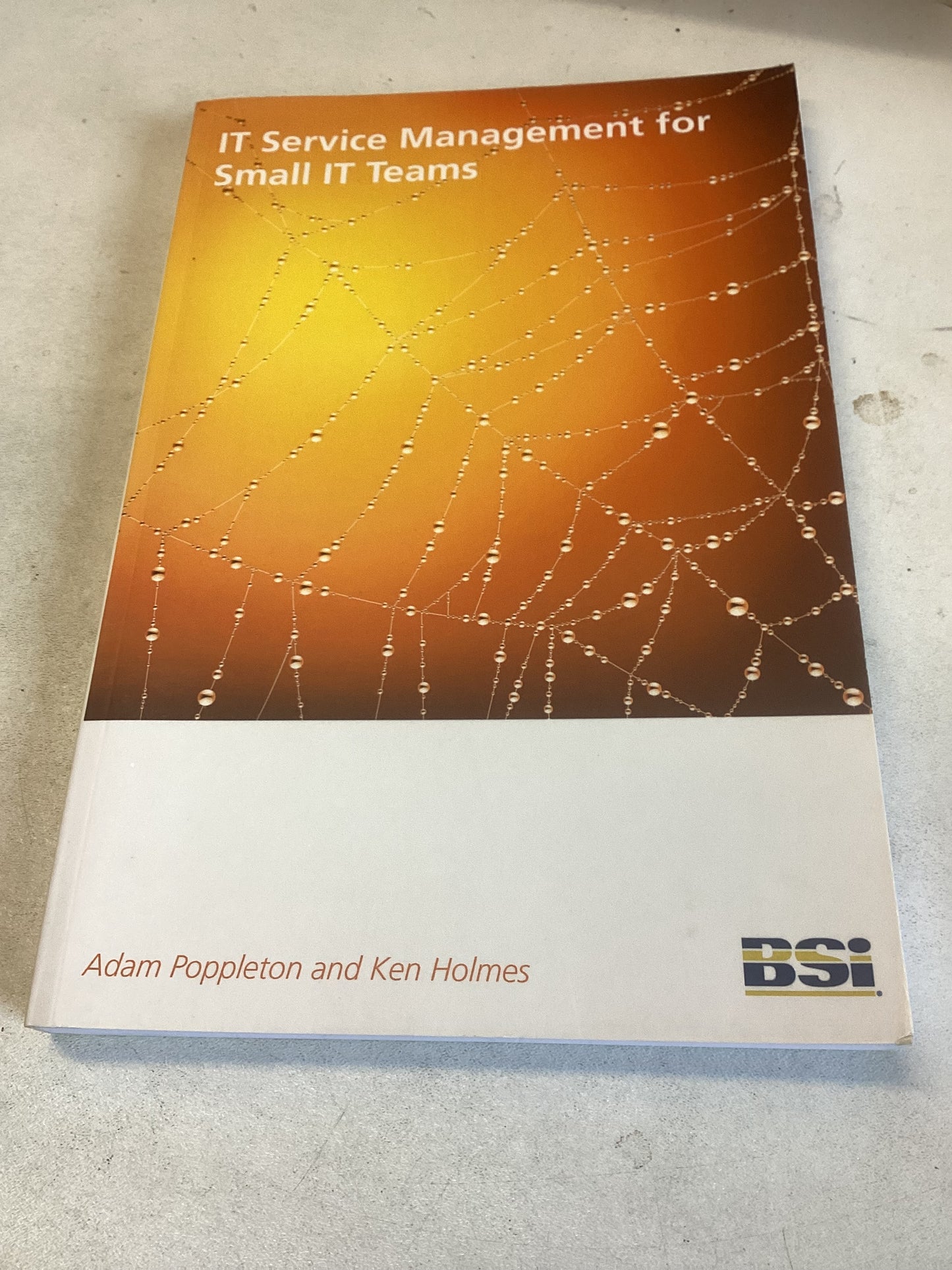 IT Service Management for Small IT Teams Adam Poppleton and Ken Holmes