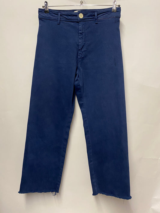 Zara Blue Straight Denim Jeans