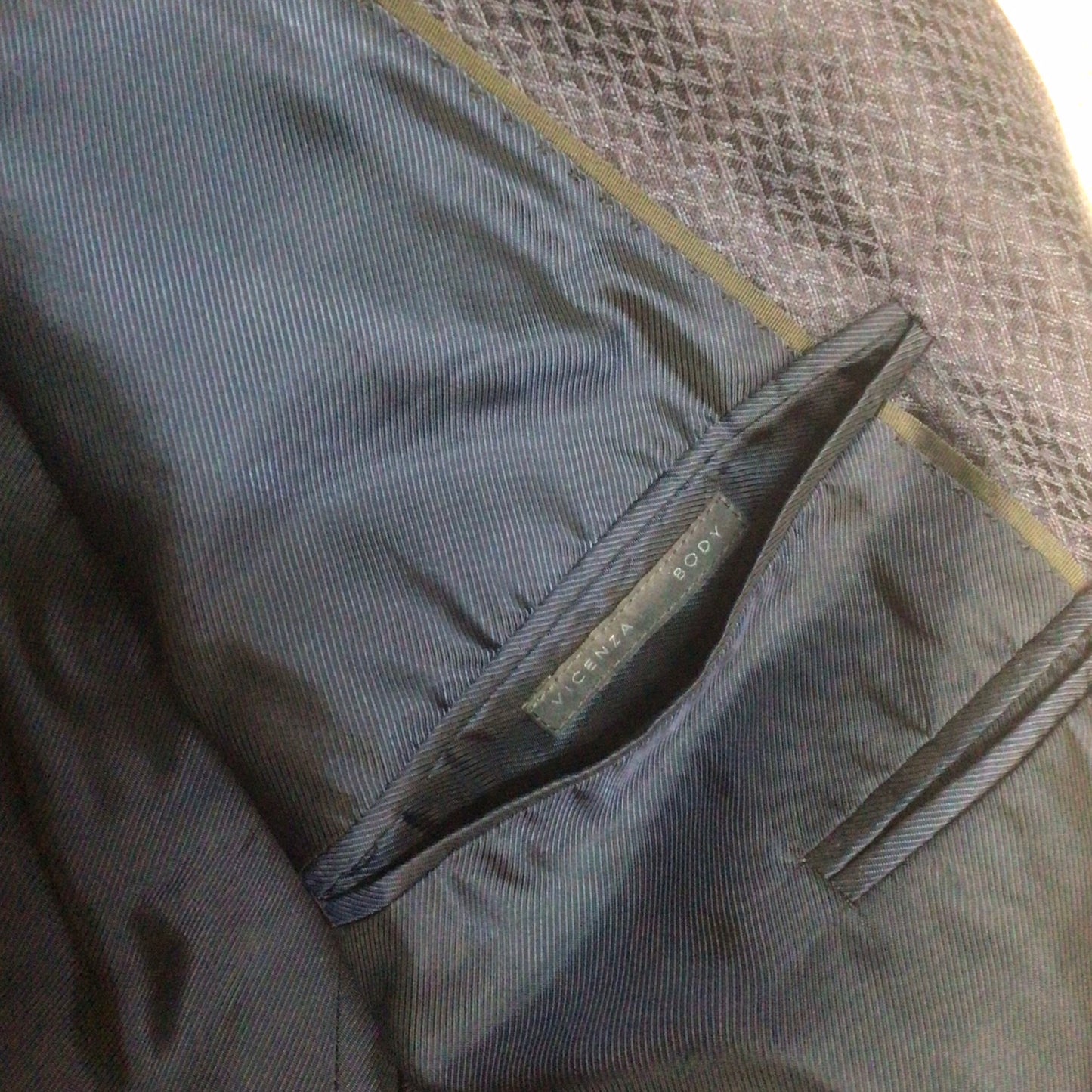 Pal Zileri Dark Blue Wool Cashmere Blazer Jacket Size 50R