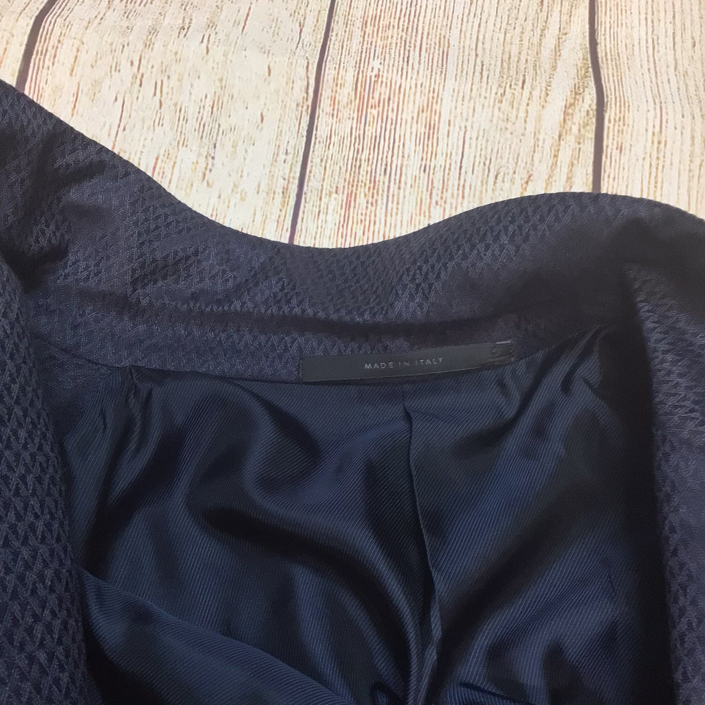 Pal Zileri Dark Blue Wool Cashmere Blazer Jacket Size 50R