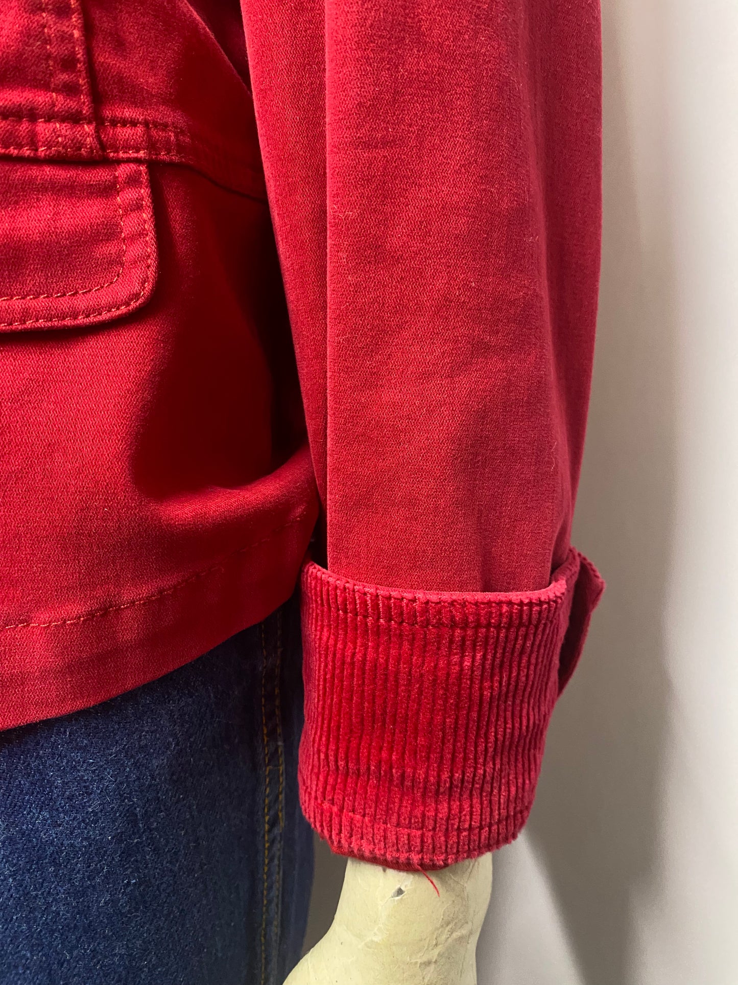Talbots Red Cotton Jacket 12