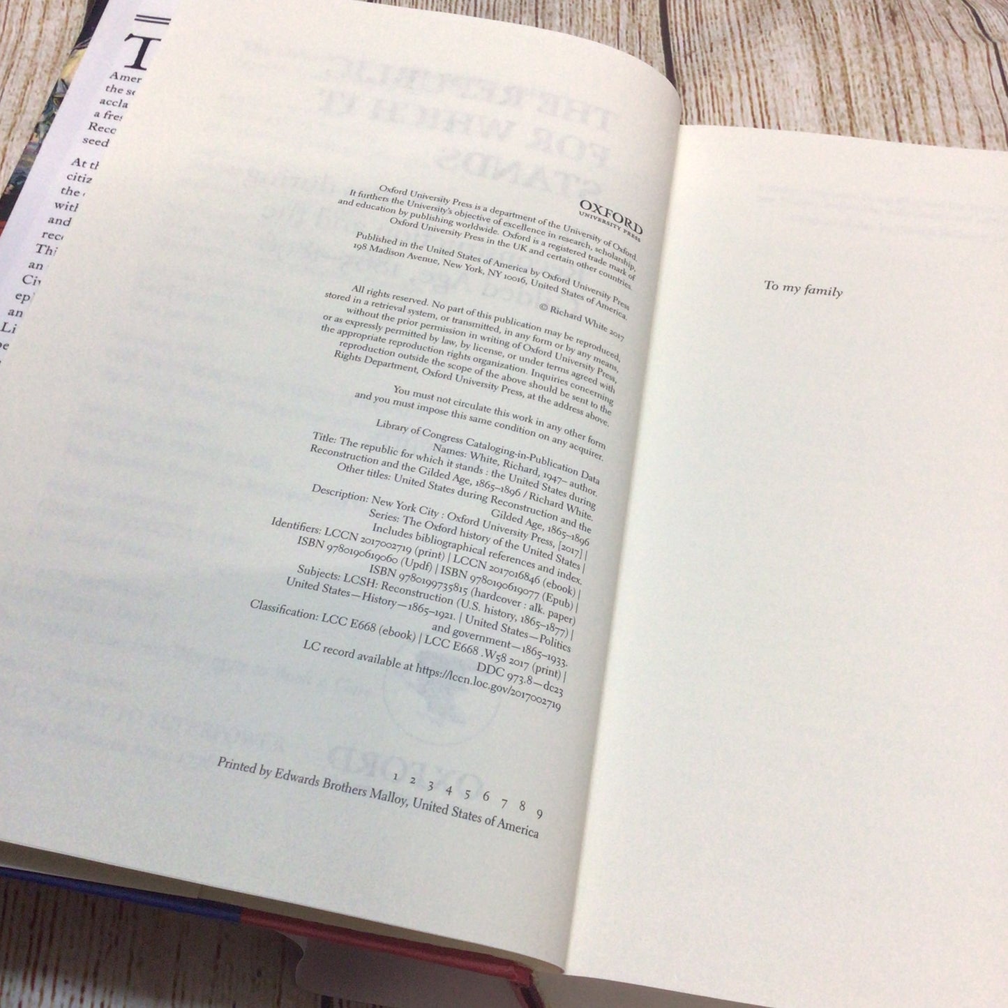 The Republic for Which It Stands: The US During Reconstruction & the Gilded Age, 1865-1896 (2017)