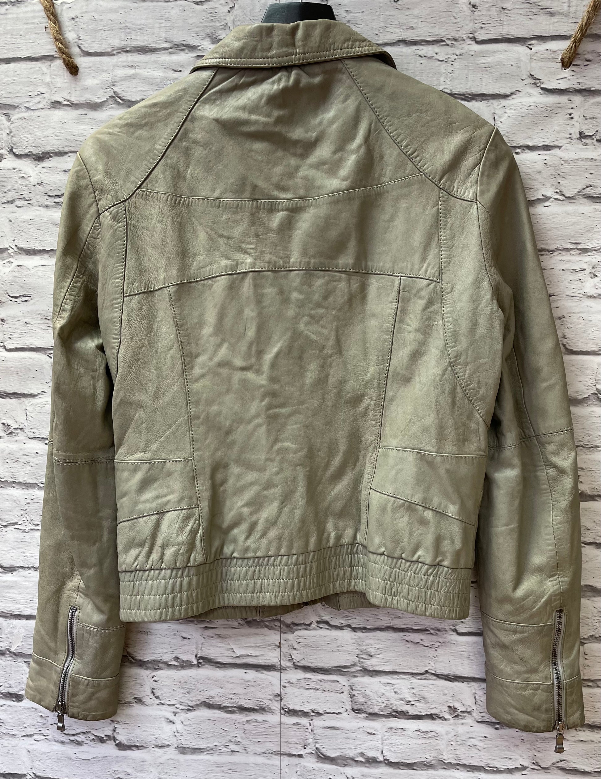 Ted baker green leather jacket Clearance