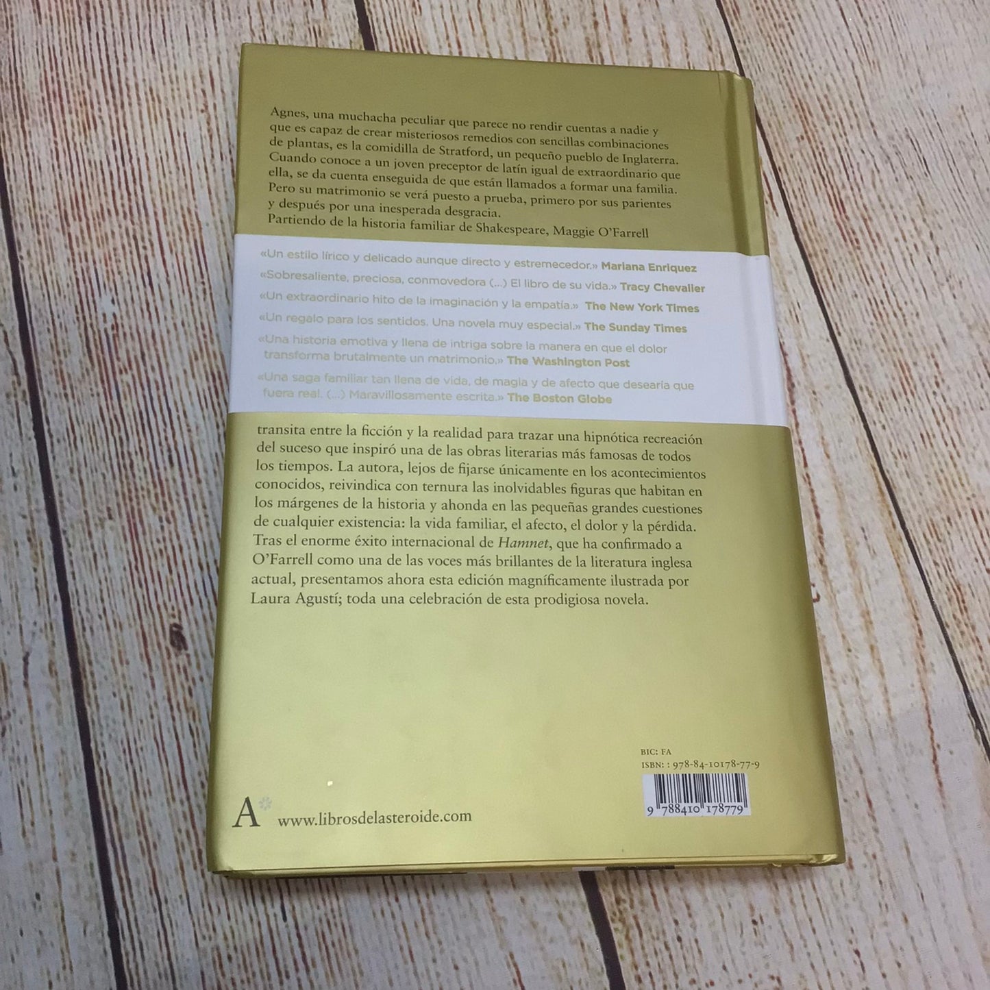 Hamnet by Maggie O'Farrell (Hardcover, 2020) [Spanish] 9788410178779