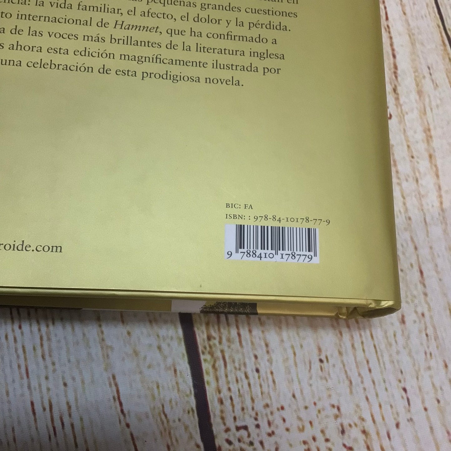 Hamnet by Maggie O'Farrell (Hardcover, 2020) [Spanish] 9788410178779