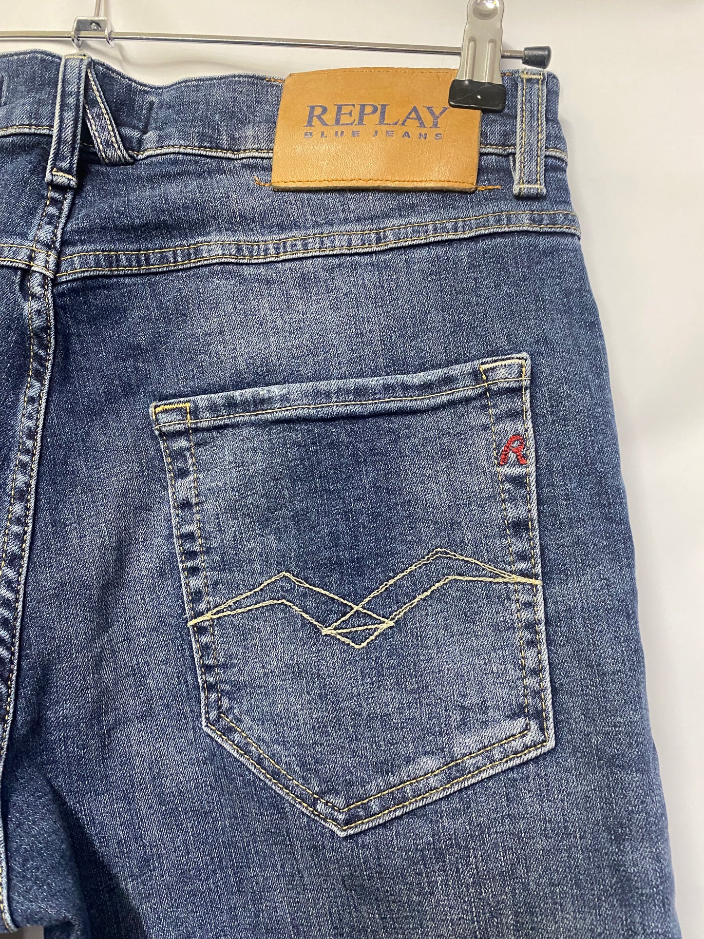 Replay Jeans Blue Stonewash Slim Fit 32