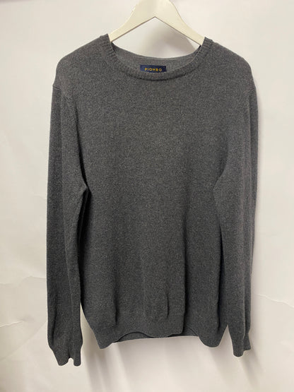 Piombo Grey Lambswool Jumper