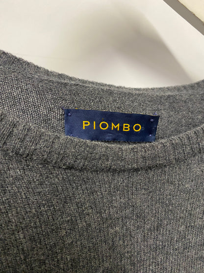 Piombo Grey Lambswool Jumper