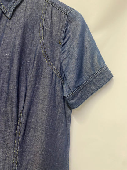 Diesel Blue Denim Shirt Dress Small