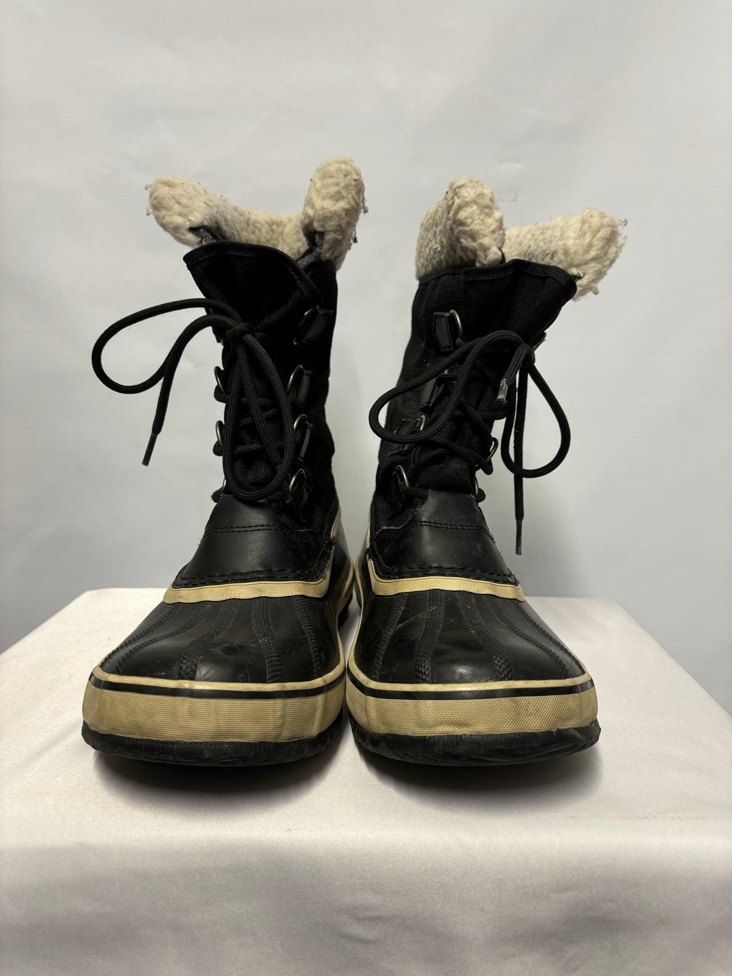 Sorel Black Waterproof Winter Duck Boots 7.5