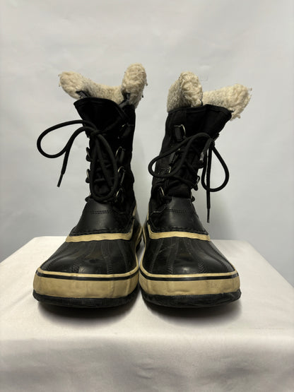 Sorel Black Waterproof Winter Duck Boots 7.5