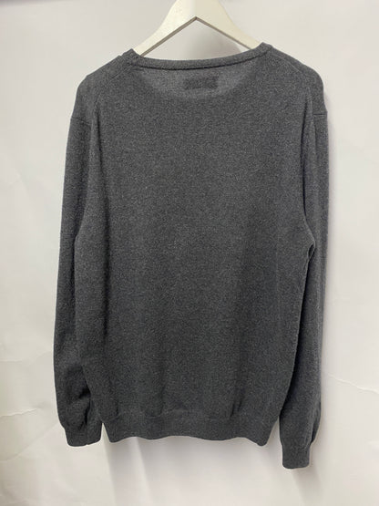 Piombo Grey Lambswool Jumper