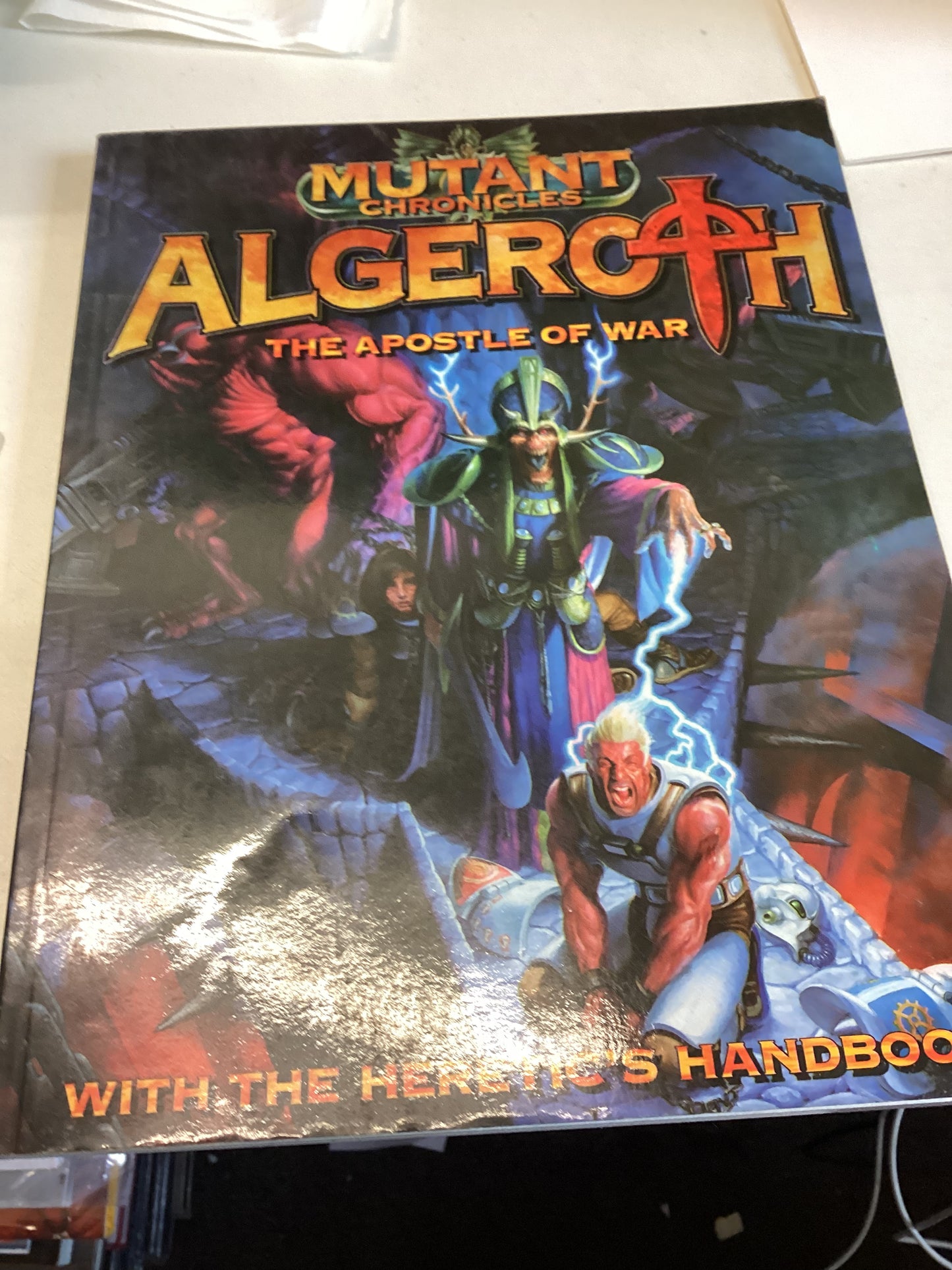 Mutant Chronicles RPG Algeroth The Apostle of War With The Heretic's Handbook